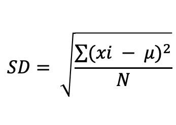 Rumus standard deviation
