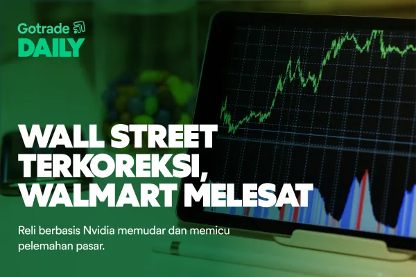 Gotrade Daily: Wall Street Terkoreksi, Walmart Melesat